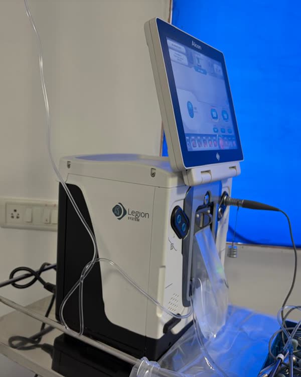 Alcon Legion phaco system in the operation theatre